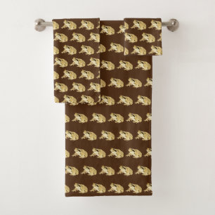 Hout Kikkookbadhanddoekset Bad Handdoek
