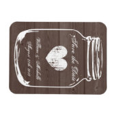 Hout land chique metselaar pot Save the date magne Magneet (Horizontaal)