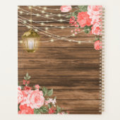 Hout, lantaarns en koraalbloem planner (Achterkant)