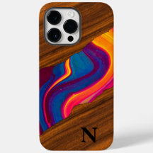 Hout Levendige Kleur Rivier