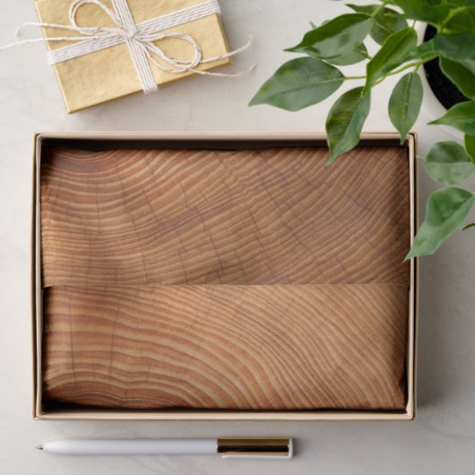 HOUT LOG CUT TISSUEPAPIER (Geschenk)
