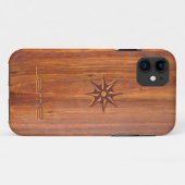 Hout-look Gepersonaliseerd iPhone5-afdekkingen Case-Mate iPhone Case (Achterkant (horizontaal))