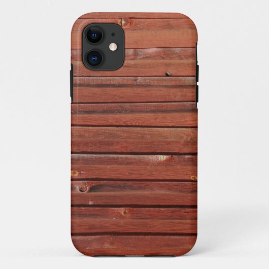 Hout met antiek patina Case-Mate iPhone case (Achterkant)