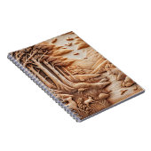 Hout Notitieboek (Rechterzijde)