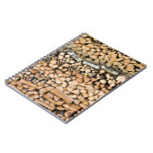 Hout op een stapel notitieboek (Linkerzijde)
