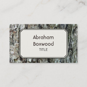Hout Oude Bark Aangepast botanisch Visitekaartje