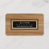 Hout Rustic Modern Classic Professional Visitekaartje (Voorkant)
