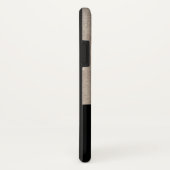 Hout Rustic, monogram met twee letters Case-Mate iPhone Case (Achterkant/rechts)