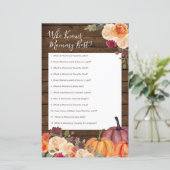 Hout Rustic Pumpkin die mama het beste spel kent (Staand voorkant)