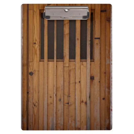 Hout Slats Beach door Costa Brava Spanje Klembord (Voorkant)