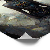 Hout Sprite Fae Fairy Fantasy Art Poster (Hoek)