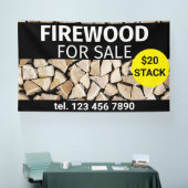 Hout te koop professionele kleine onderneming spandoek (Beurs)