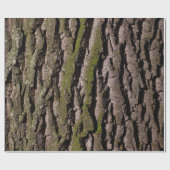 Hout van eikenhout cadeaupapier (Vlak)