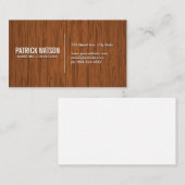 Hout Visitekaartje (Voorkant / Achterkant)