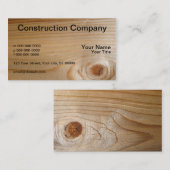 Hout Visitekaartje (Voorkant / Achterkant)