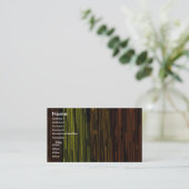 hout visitekaartje (Staand voorkant)