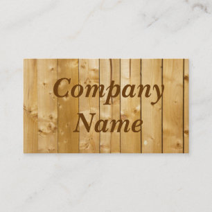 Hout Visitekaartje