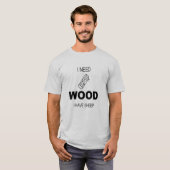 Hout voor schapen t-shirt (Voorkant volledig)