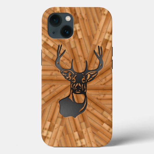 Hout - White Tail Buck Deer Case-Mate iPhone Case (Achterkant)