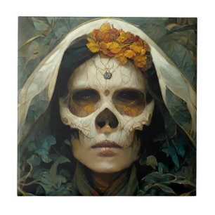 Hout Witch 2 Fantasy Tegeltje