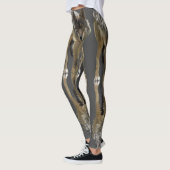 Hout Wolf Wildlife ontwerp Leggings (Links)