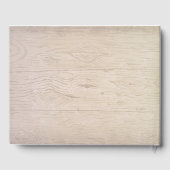 Hout Zonnebloemen Deer Antlers Rustiek Land Gastenboek (Achterkant)