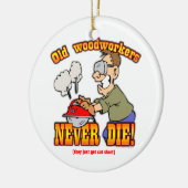 Houtarbeiders Keramisch Ornament (Links)