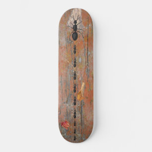 Houtbarnenzen volgen ledermantel uit Sleeswijk Skateboard