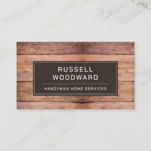 Houtbewerker Carpenter Handyman Gereedschap van de Visitekaartje