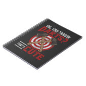  houtbewerker Darts Ax Throwing Humor Notitieboek (Linkerzijde)