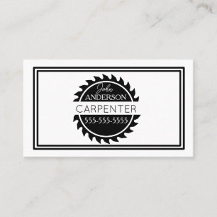 Houtbewerker Gereedschap Timmerman Handyman Busine Visitekaartje