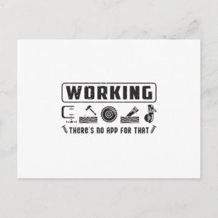 Houtbewerker Houtbewerking Grappig geschenk idee Briefkaart
