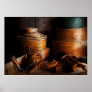 Houtbewerker - Shaker box winkel Poster