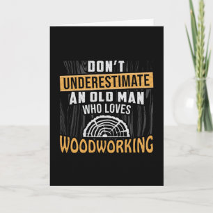 Houtbewerking Houtbewerker Carpenter Gift Idee Kaart
