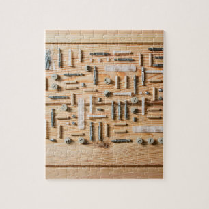 Houtbewerking Legpuzzel IAssorted Houtwerk Gereeds