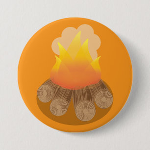 Houtblokken Ronde Button 7,6 Cm