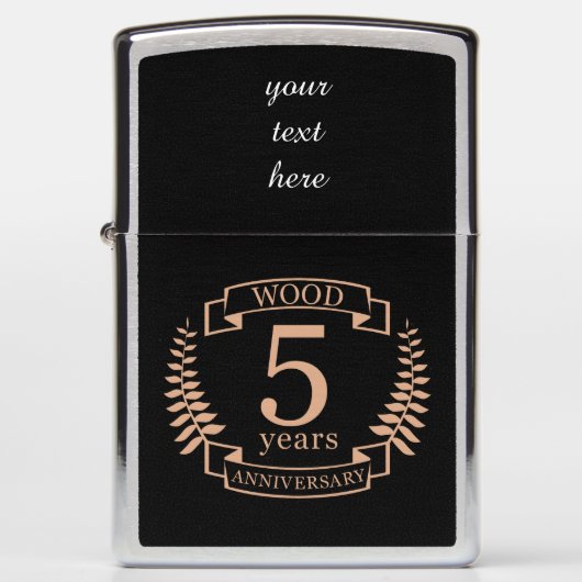 Houtbruiloft 5 jaar (Voorkant)