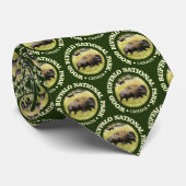 Houtbuffel NP Stropdas (Opgerold)