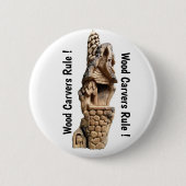 HoutCarver Deluxe Fancy laptop/Shirt Button (Voorkant)