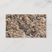 Houtchips Visitekaartje (Achterkant)