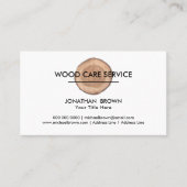 houtconstructie meubelconstructie visitekaartje (Voorkant)