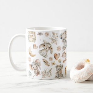 Houtdieren koffiemok