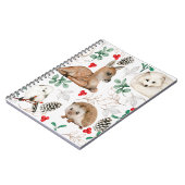 Houtdiersoorten Kerstmis noords Notitieboek (Linkerzijde)