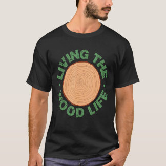 Houtdraai is mijn therapie voor houtcarpent t-shirt