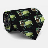 Houteend zwemmen stropdas (Opgerold)