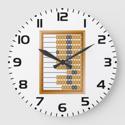 Houten Abacus Classic Tellen Tool Grote Klok (Voorkant)