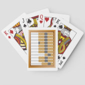  Houten Abacus Classic Tellen Tool Pokerkaarten (Achterkant)
