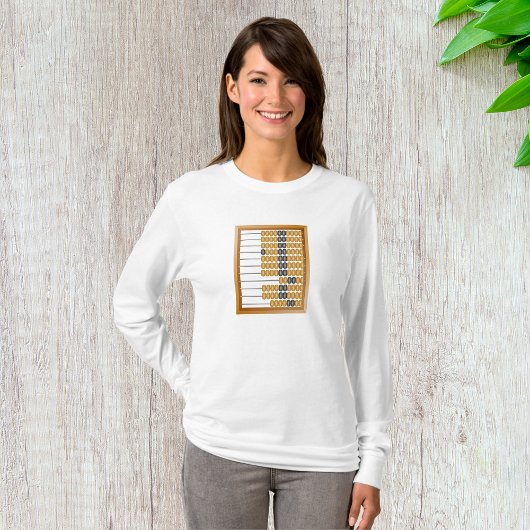  Houten Abacus Classic Tellen Tool T-shirt