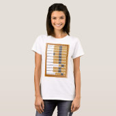 Houten Abacus Classic Tellen Tool T-shirt (Voorkant volledig)
