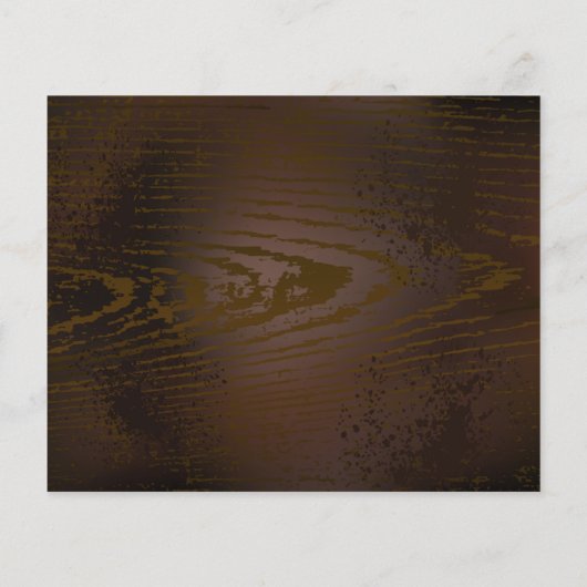 Houten achtergrond met mechanische zeepaard flyer (Achterkant)